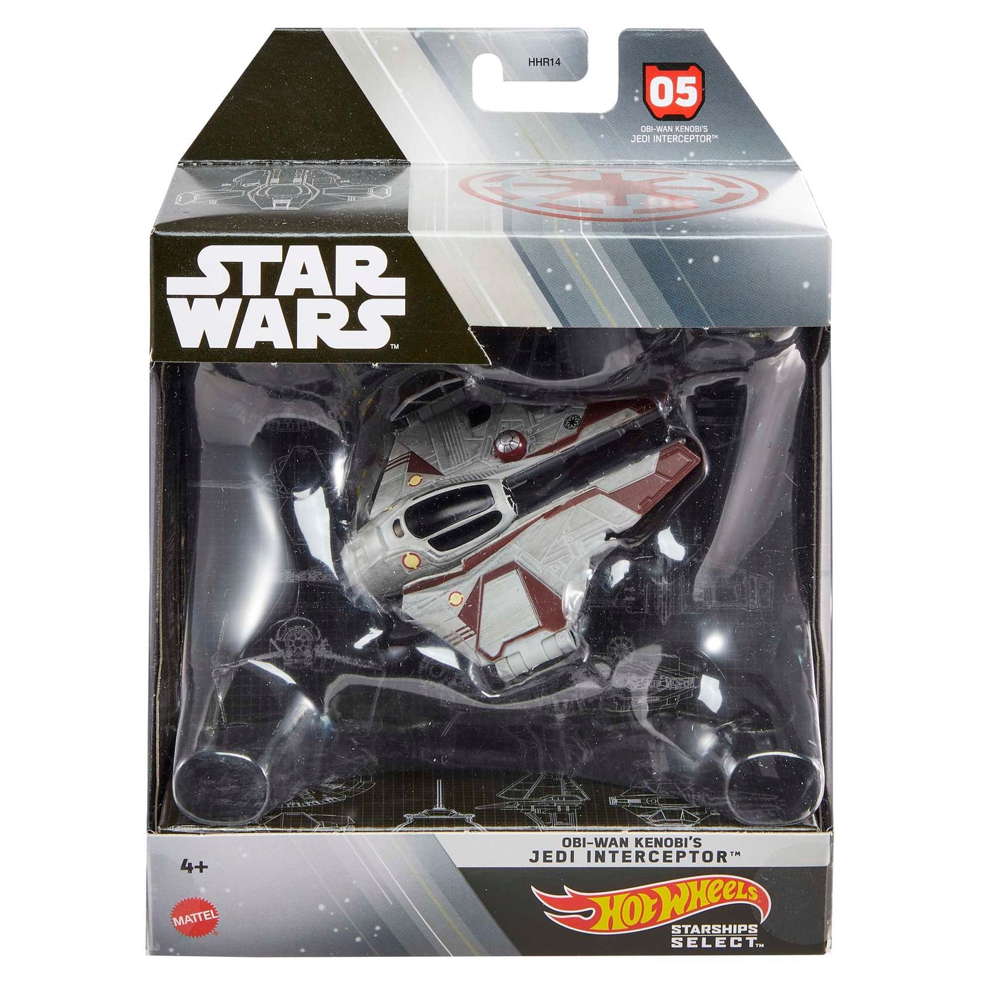 Hot Wheels Character Veículo de brinquedo Interceptor Jedi