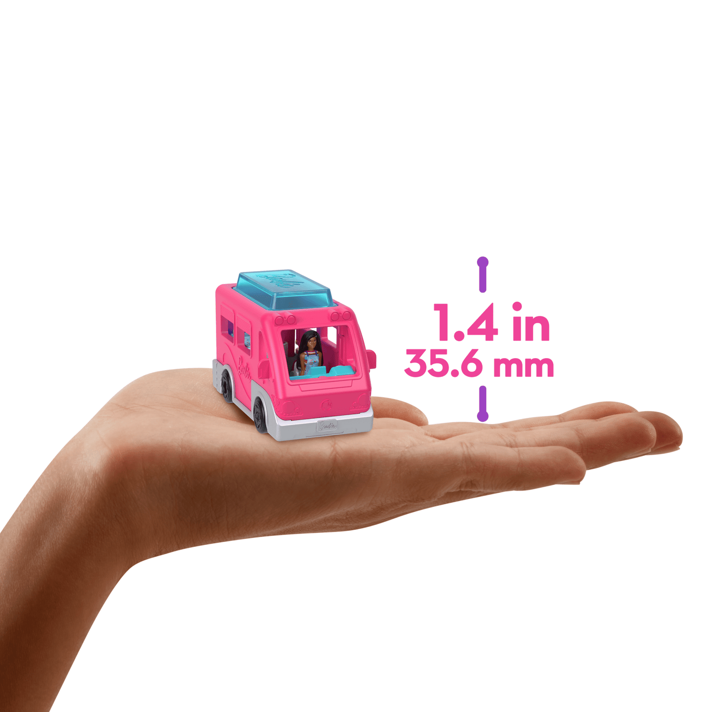 Barbie Mini BarbieLand Vehículo para Muñecas Camper de los Sueños