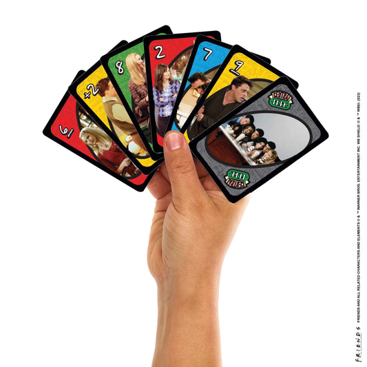 Uno Friends  Jeu de Cartes Pour Soirées de Jeu en Famille, Adultes