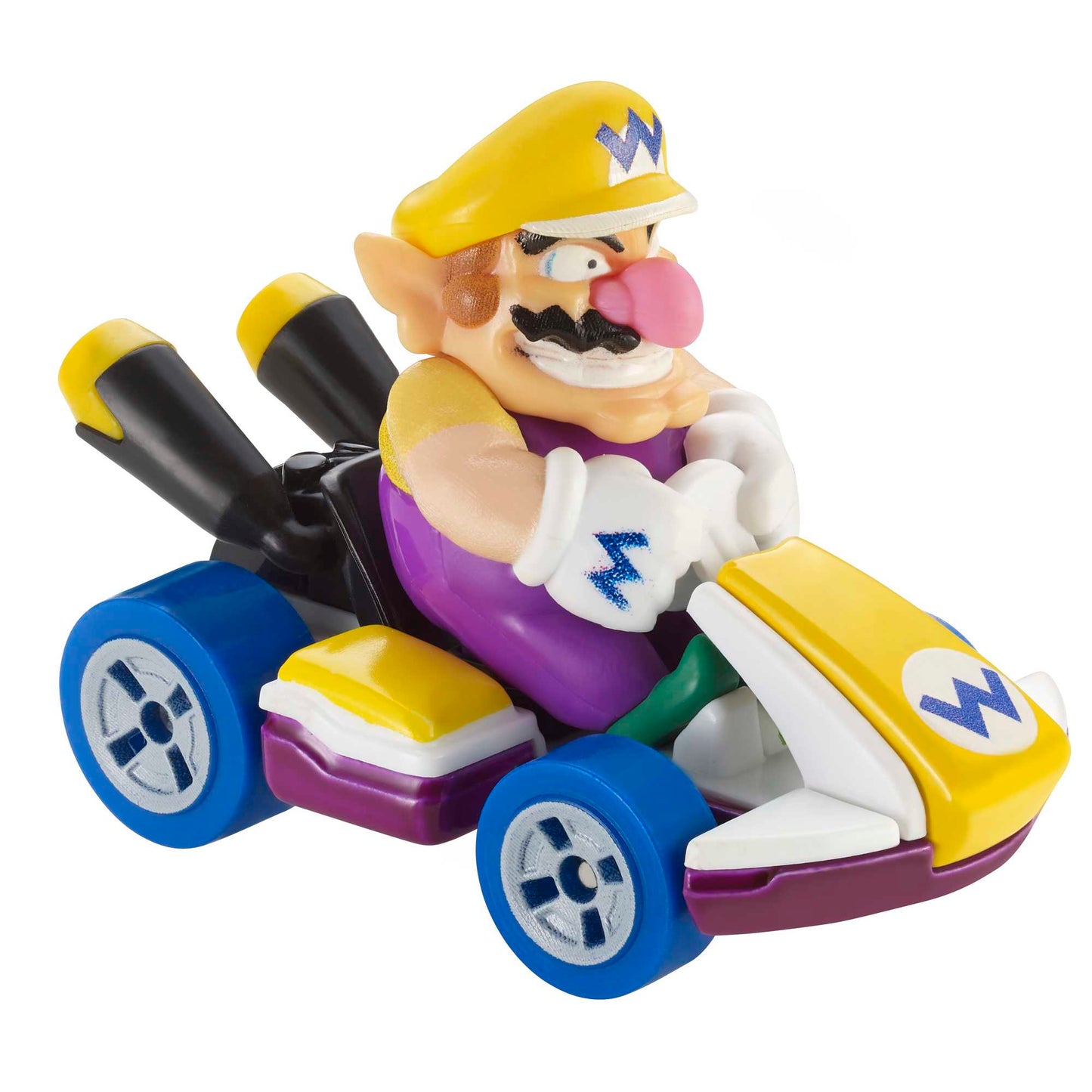 Hot Wheels Mario Kart Vehículo de Juguete Wario Estándar Kart