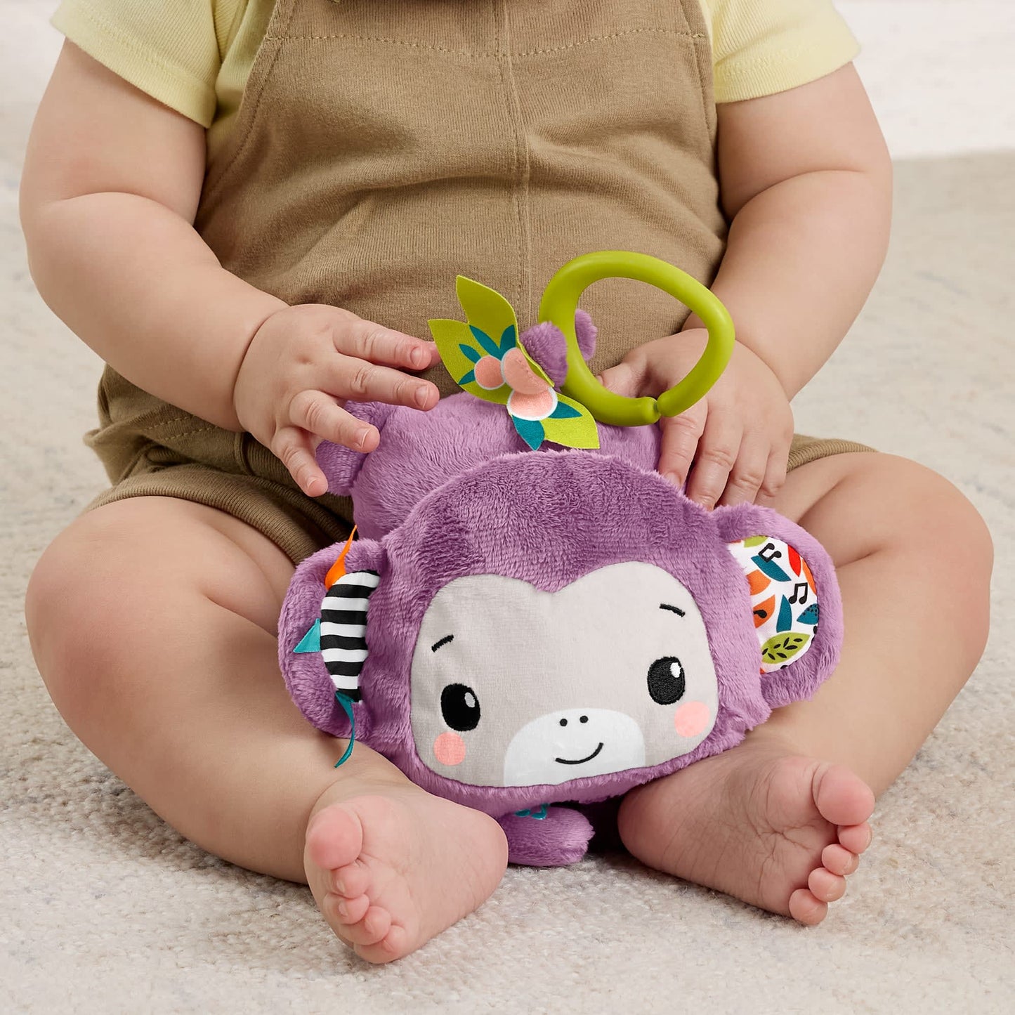 Fisher-Price  Singe Violet Chanteur, Jouet Pour Poussettes