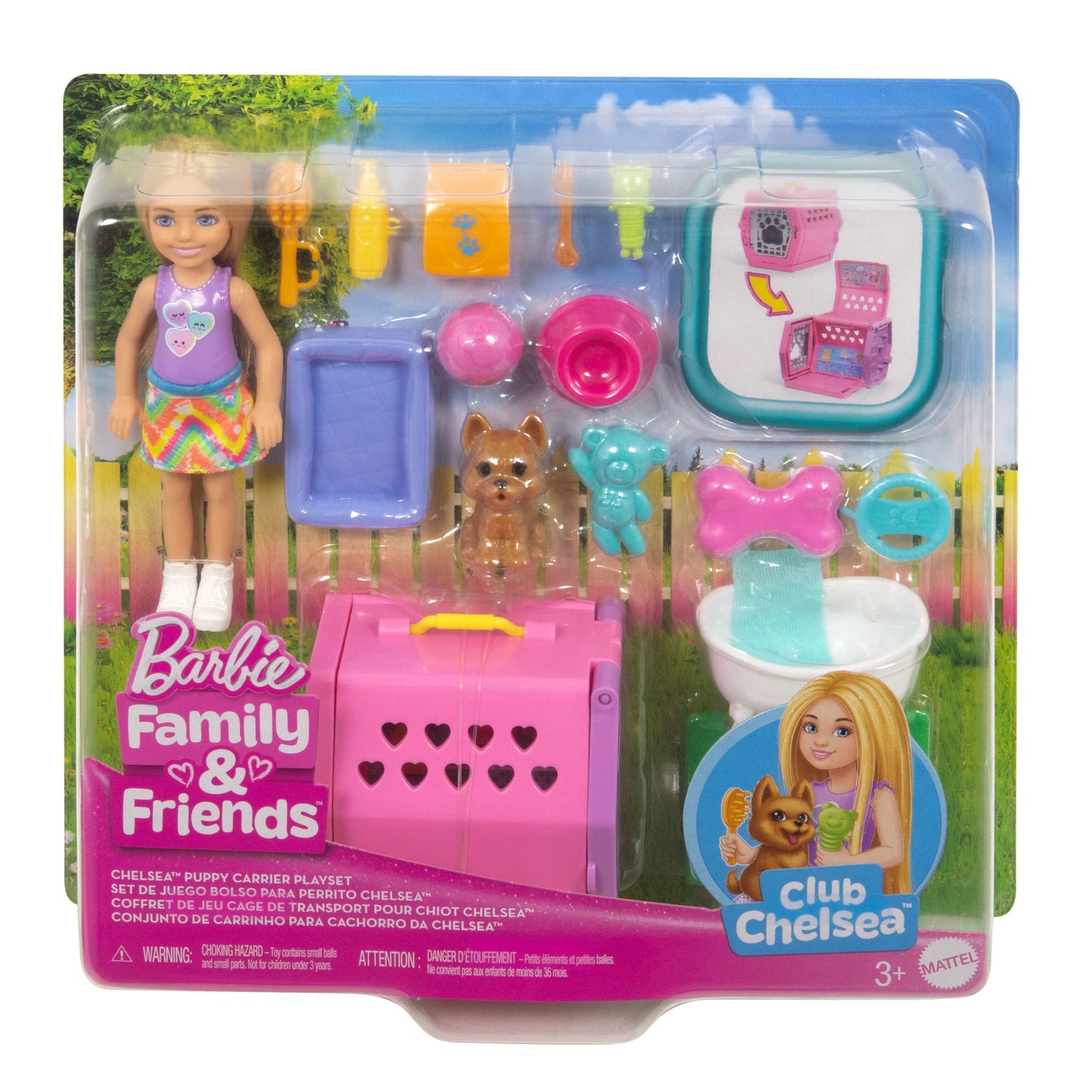 Barbie®  Chelsea™  Coffret de Jeu  Cage de Transport Pour Chiot