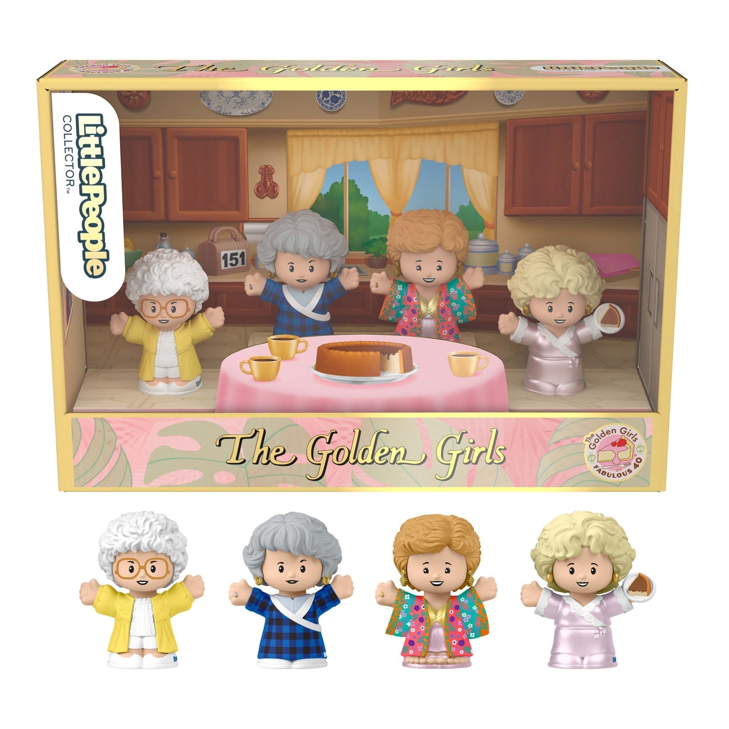 Little People Collector  The Golden Girls: Late Night Cheesecake