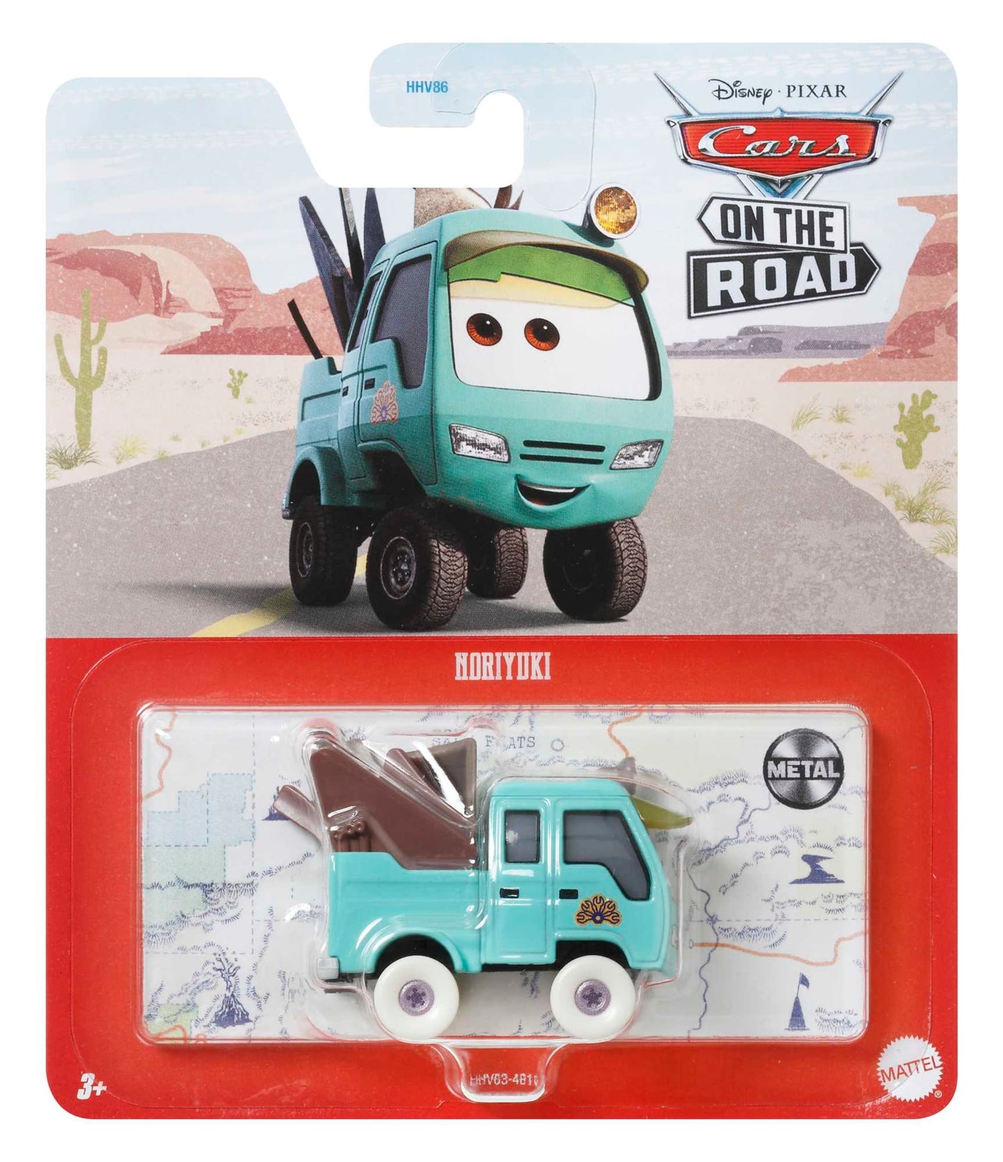 Cars de Disney y Pixar Diecast Vehículo de Juguete Noriyuki Mecánico