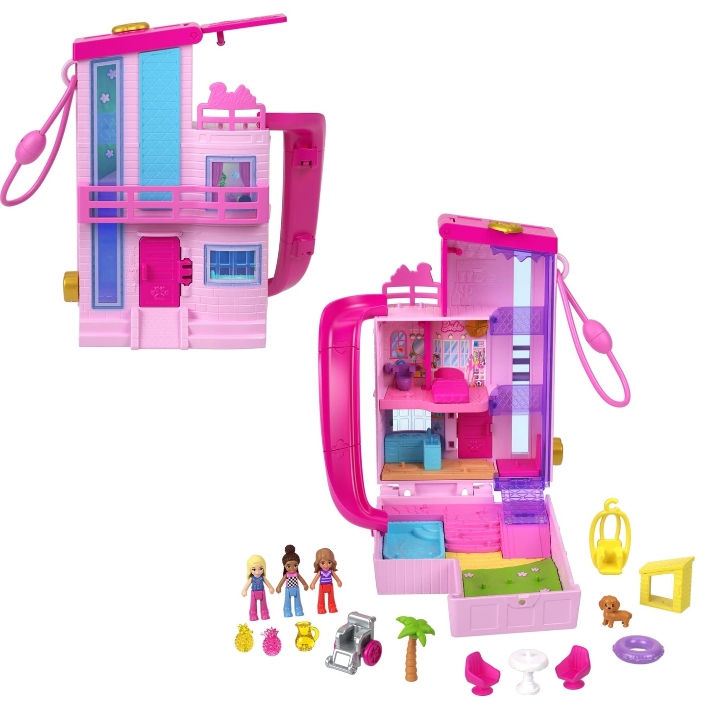 Polly Pocket Set de Juego Compacto Mundo Sorpresa Barbie
