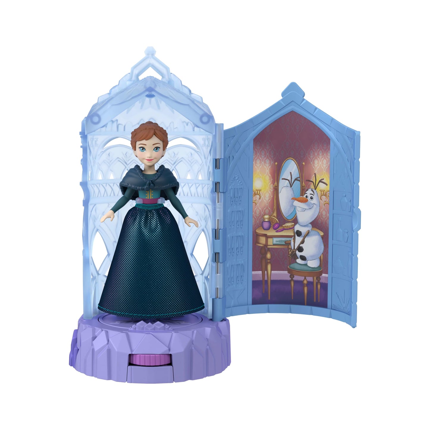 Disney Frozen Conjunto de Brinquedo Castelo de Gelo Spin Surprise