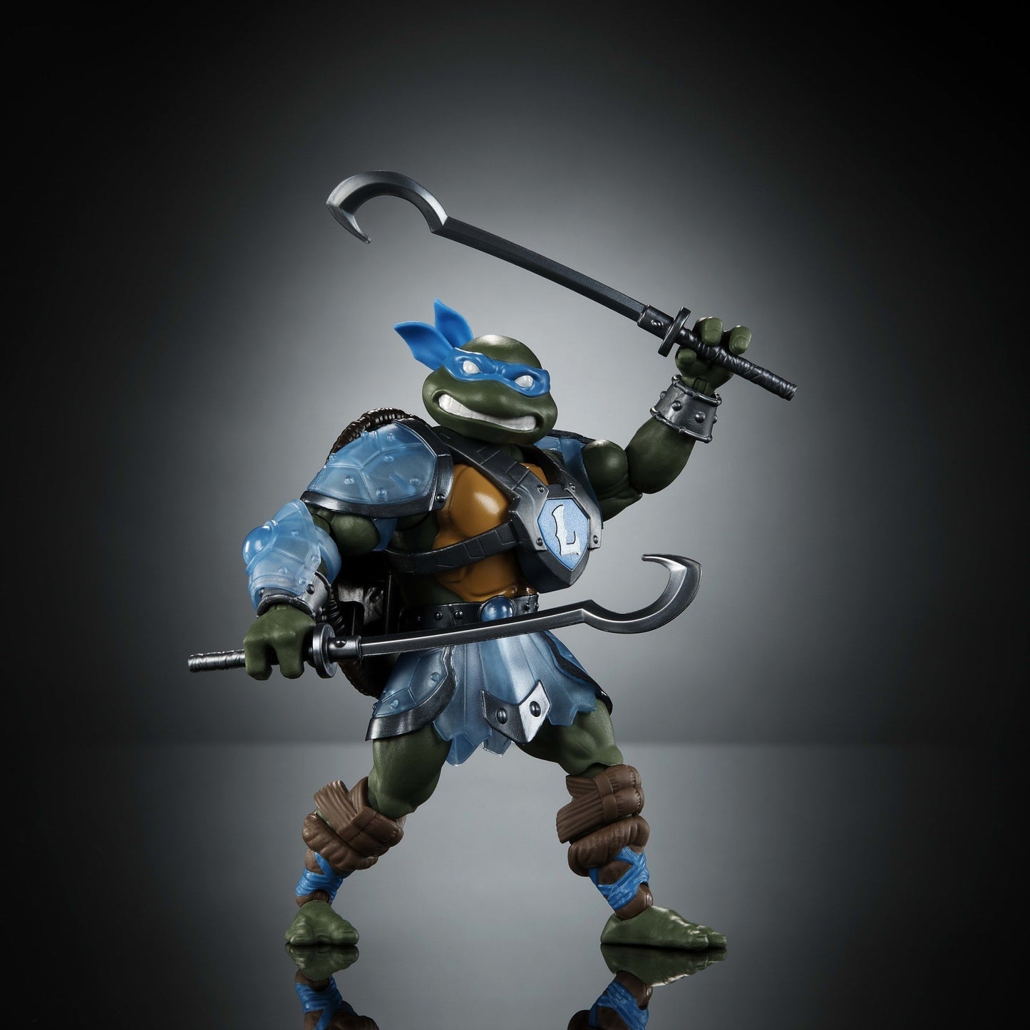 Masters of the Universe Turtles of Grayskull Figura de Acción Leonardo de 5.5 pulgadas
