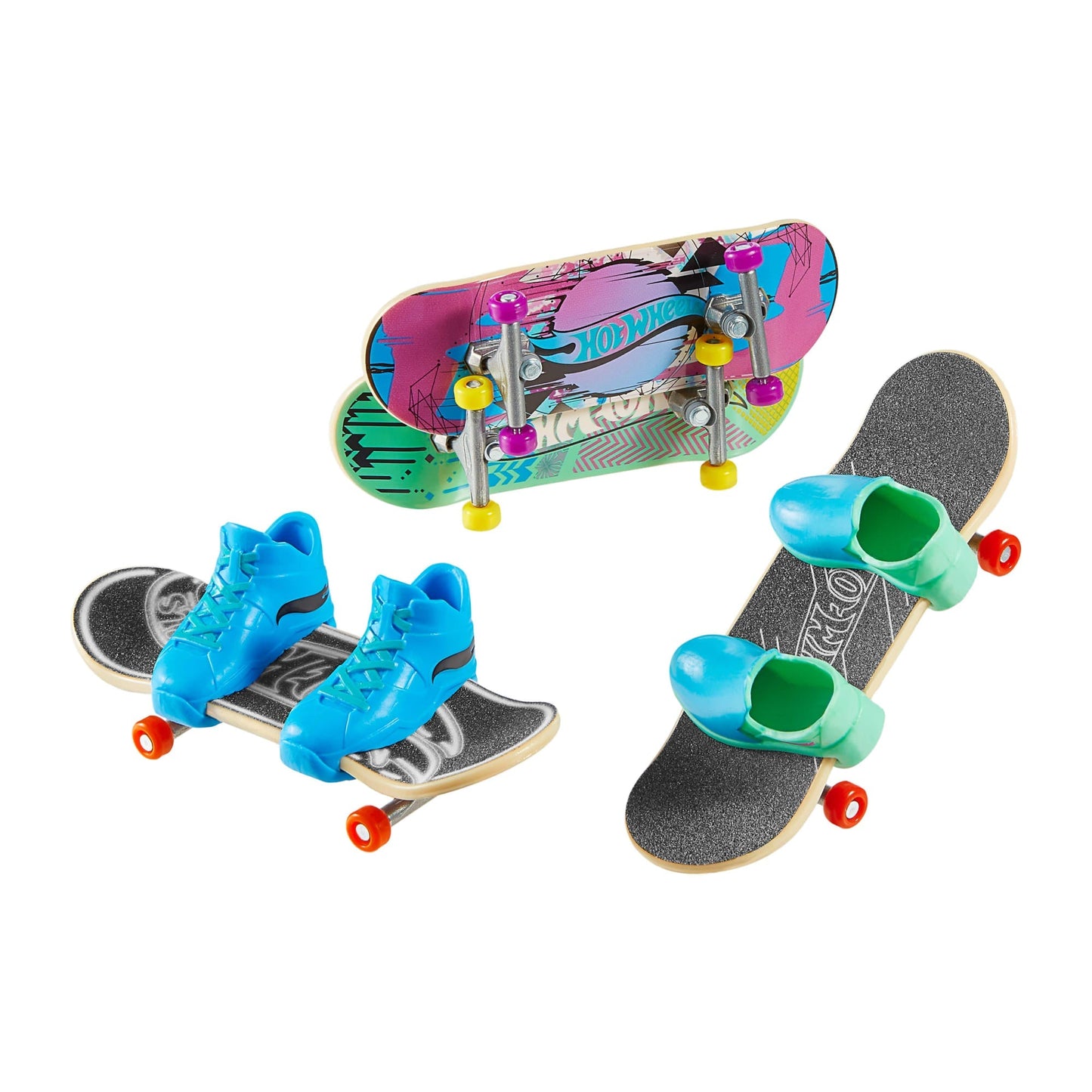 Hot Wheels Skate Vehículo de Juguete Paquete de Patinetas Experiencia Épica con Tenis
