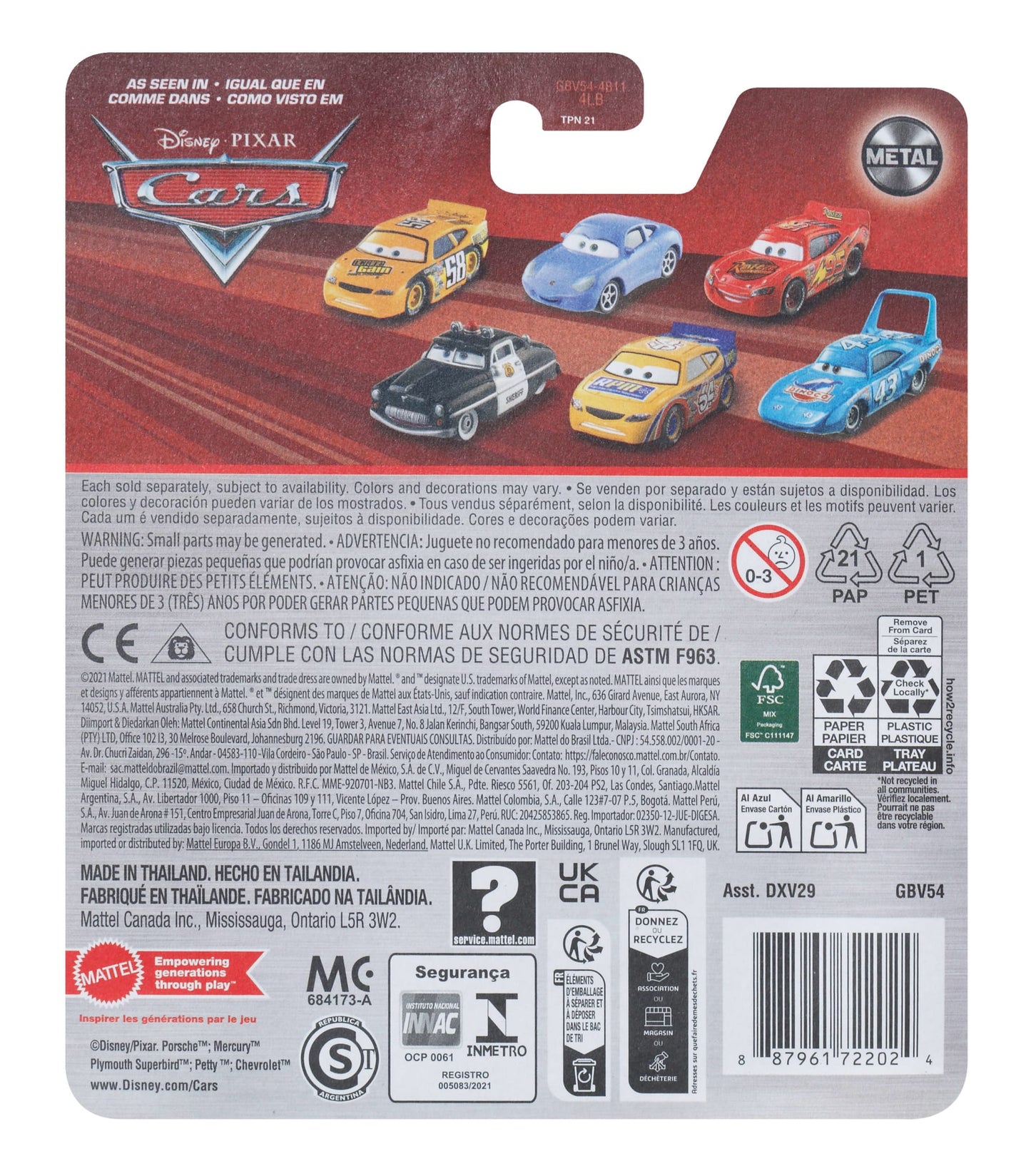 Cars de Disney y Pixar Diecast Vehículo de Juguete Ramón Hidráulico