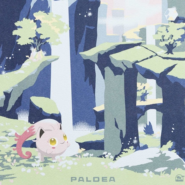 Paldea Explore Pokémon Poster