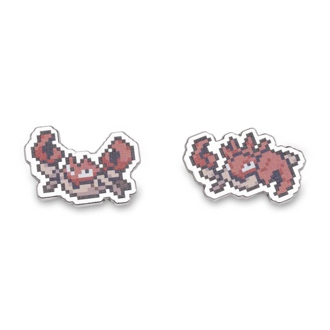 Krabby & Kingler Pokémon Pixel Pins (2-Pack)