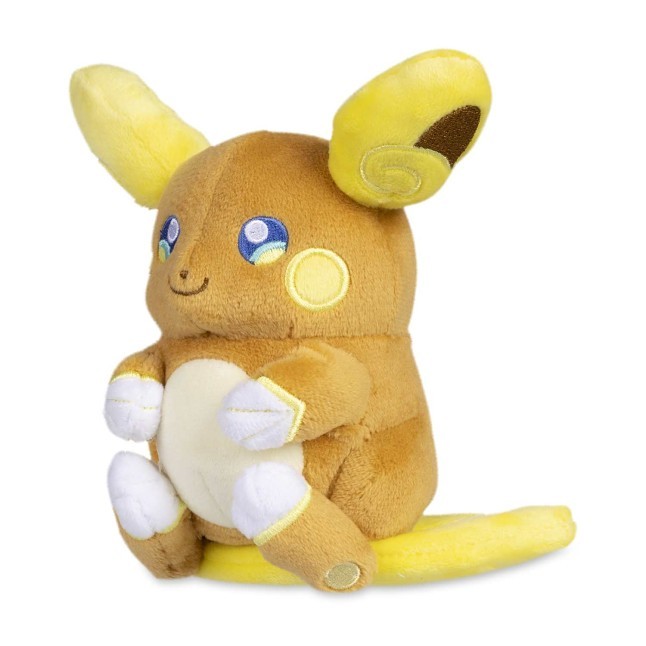 Alolan Raichu Sitting Cuties Plush - 6 In.