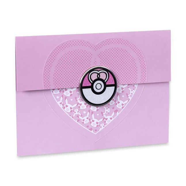 Love Ball Valentine Pin & Greeting Card