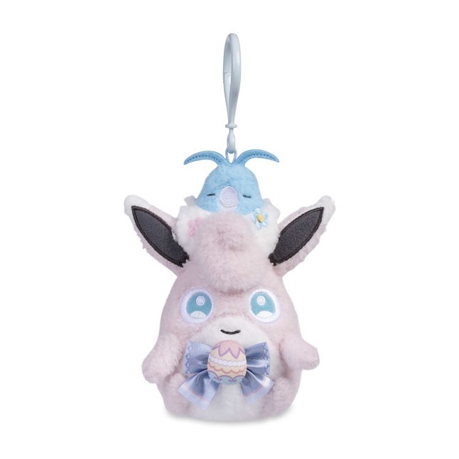 Wigglytuff Fancy Spring Plush Key Chain