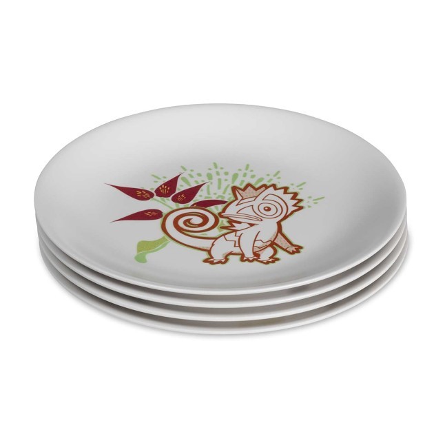 Floral Forest Pokémon Outdoor Dining Salad Plates (4-Pack)