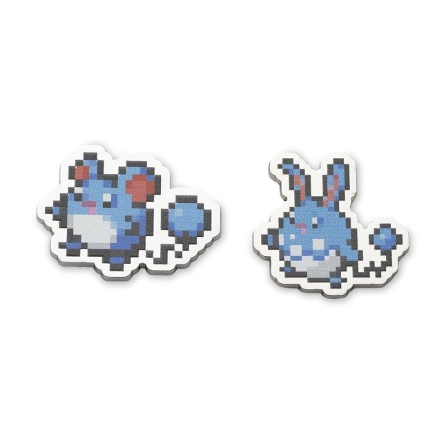 Marill & Azumarill Pokémon Pixel Pins (2-Pack)