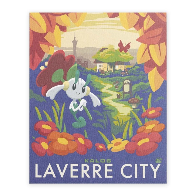 Kalos Explore Pokémon Poster