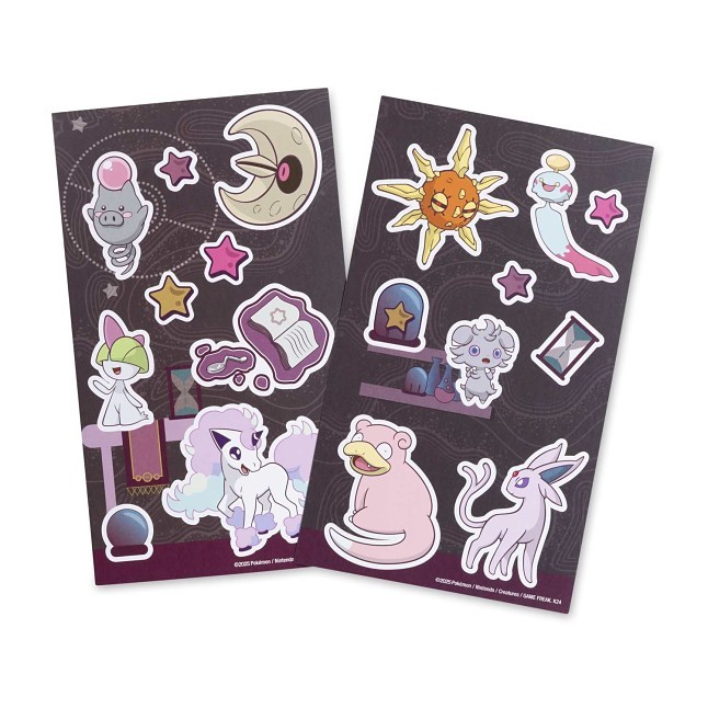 Elemental Ateliers: Psychic Types Sticker Sheets (2-Pack)