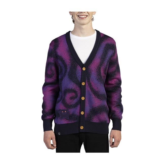 Gengar Purple Knit Cardigan - Adult
